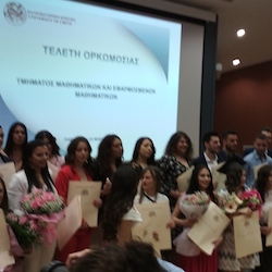 Graduation ceremony, 23 March 2018